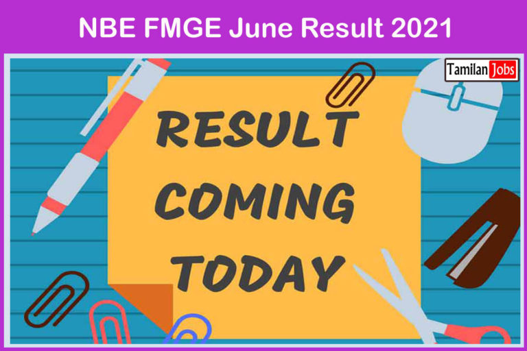 NBE FMGE June Result 2021