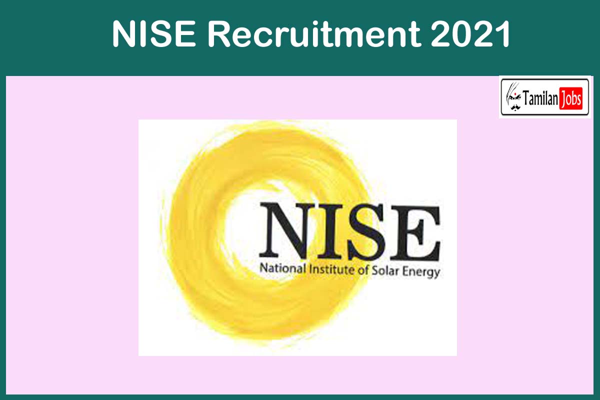 NISE Recruitment 2021