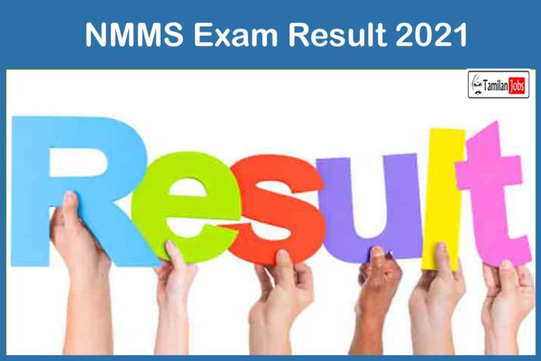 NMMS Exam Result 2021