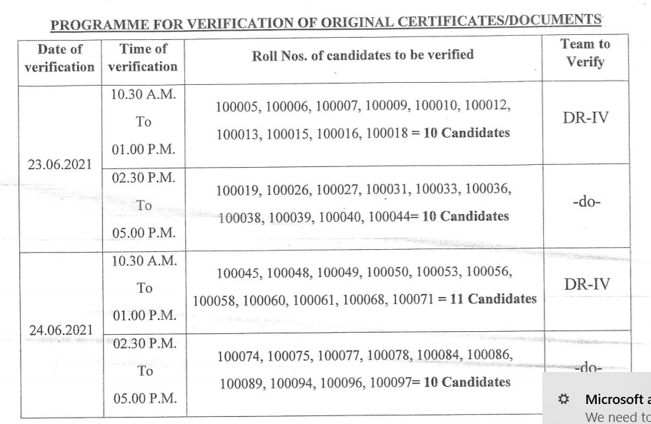 OPSC Lecturer DV Date 2021