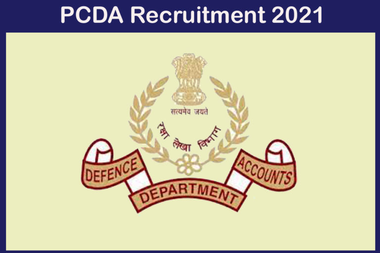PCDA Recruitment 2021