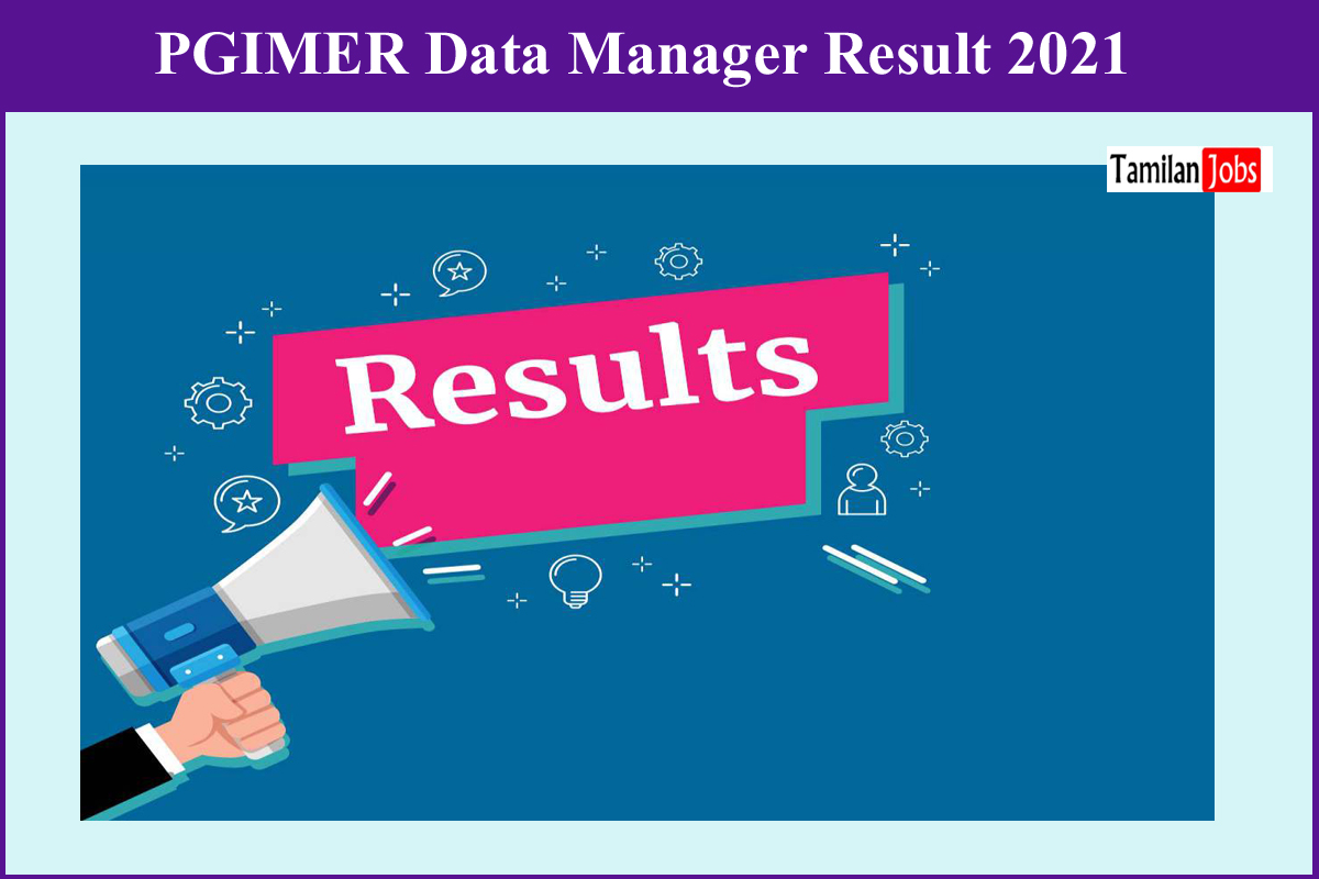 PGIMER Data Manager Result 2021