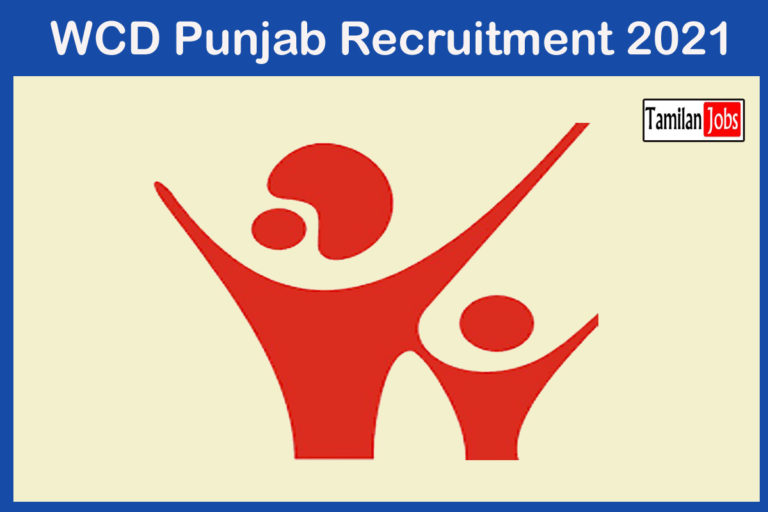 WCD Punjab Recruitment 2021