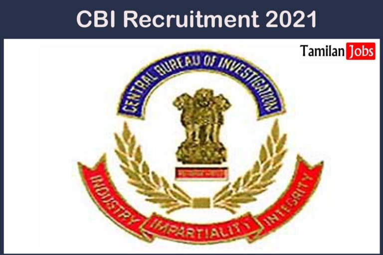 CBI Recruitment 2021 Out – Apply For Consultant Jobs