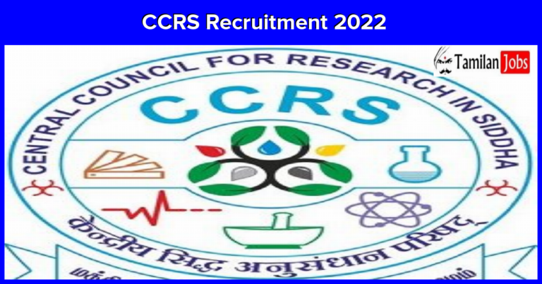 CCRS Recruitment 2022 Out – Program Assistant, Therapist Jobs! 12th Candidates Can Apply