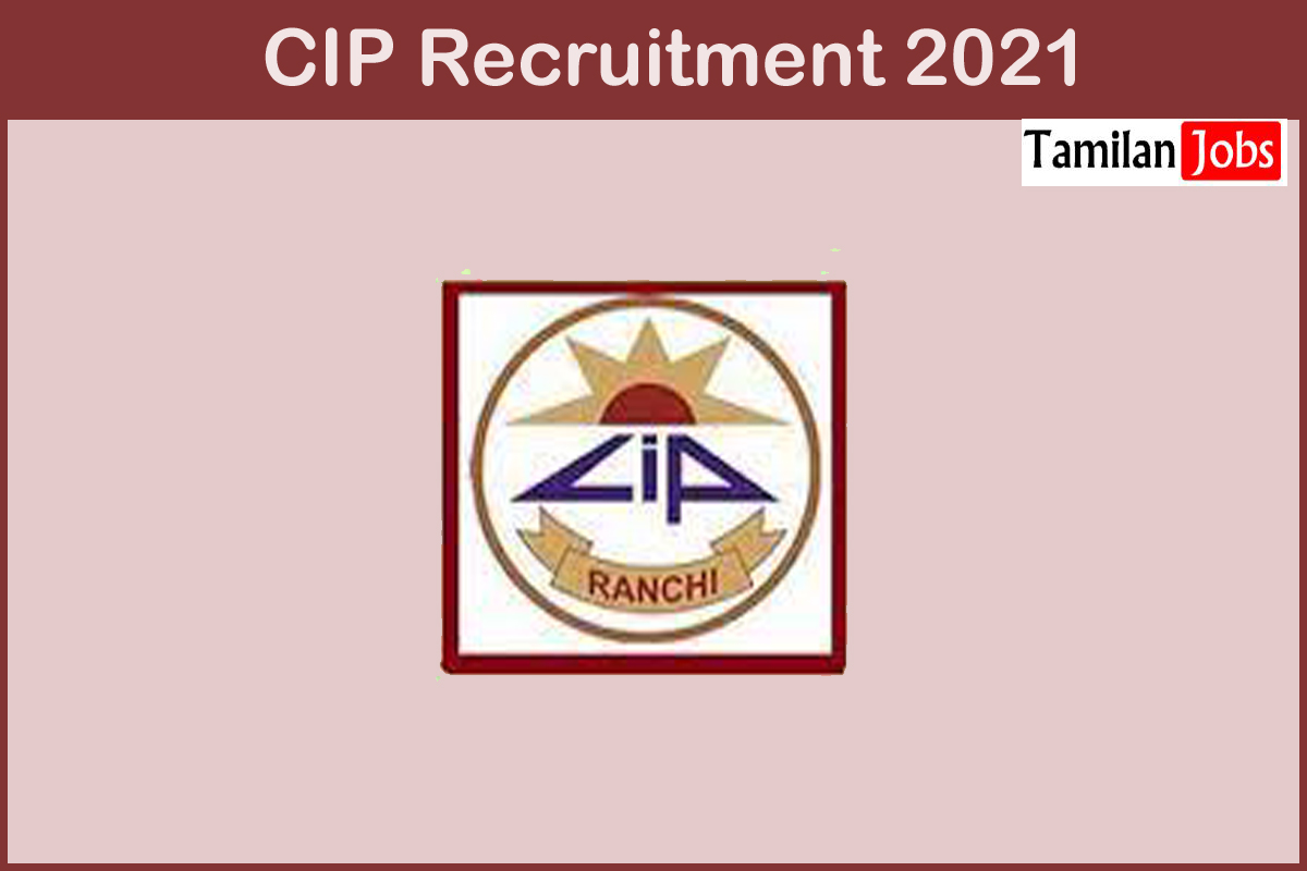 CIP Recruitment 2021