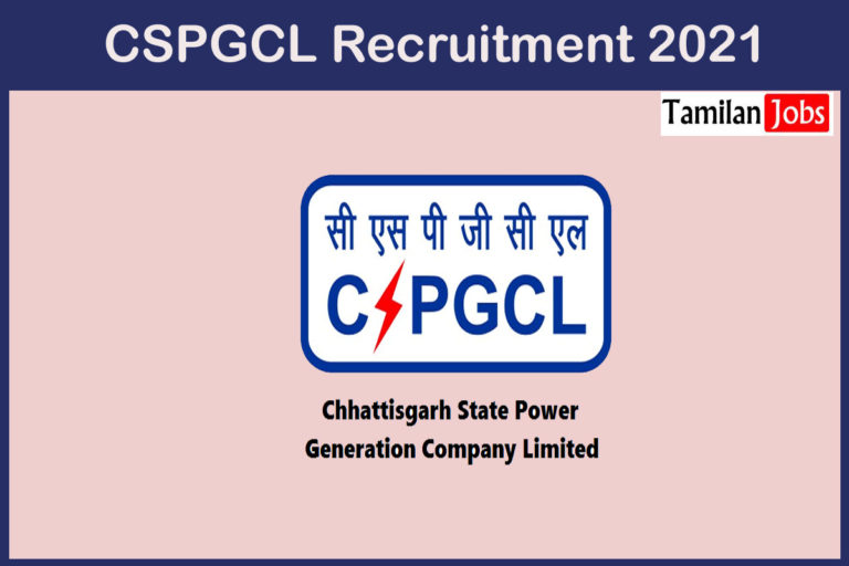 CSPGCL Recruitment 2021