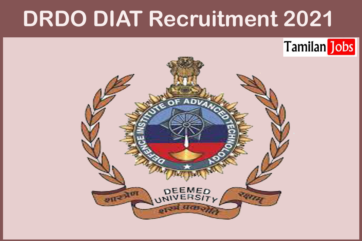 DRDO DIAT Recruitment 2021