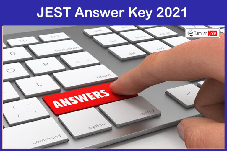 JEST Answer Key 2021