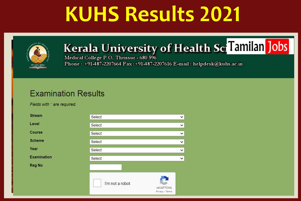 KUHS Results 2021