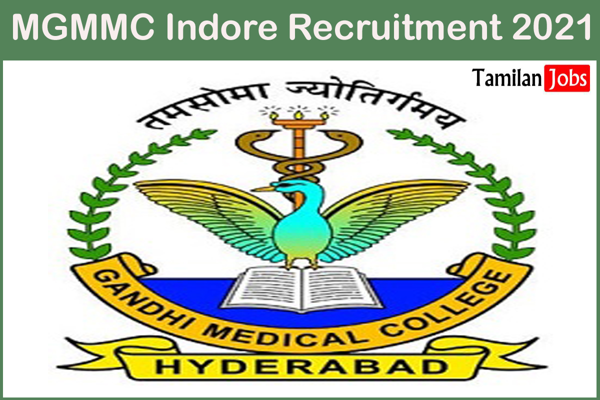 MGMMC Indore Recruitment 2021