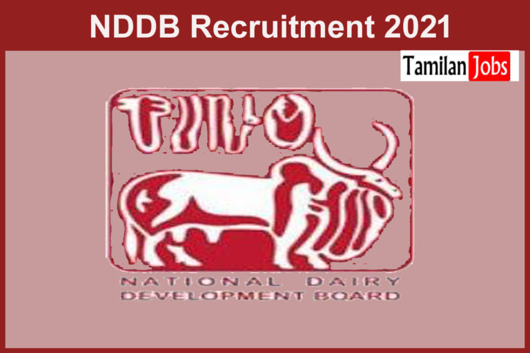 NDDB Recruitment 2021