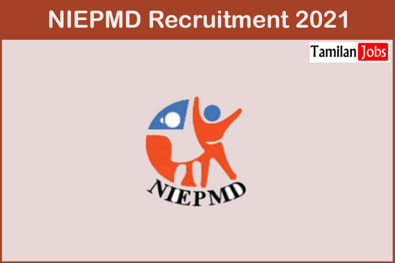 NIEPMD Recruitment 2021