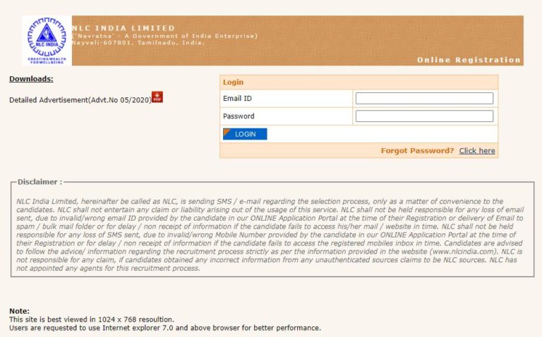 NLC Pharmacist Admit Card 2021 (Out) @nlcindia.in