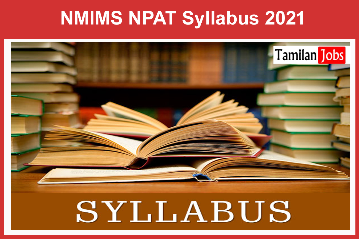 NMIMS NPAT Syllabus 2021
