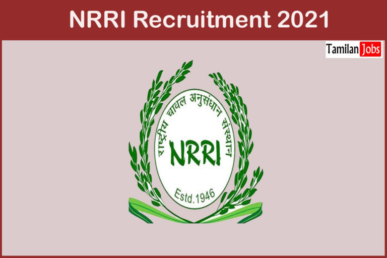 NRRI Recruitment 2021