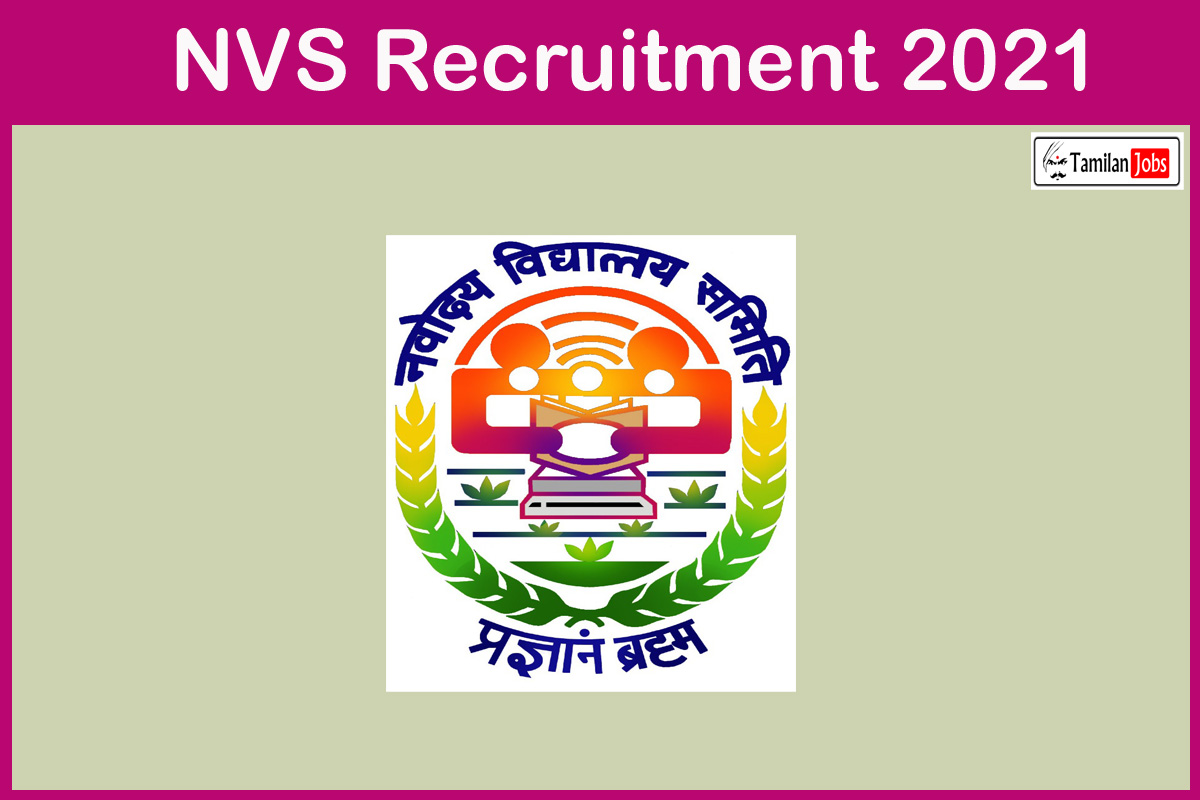 Nvs Recruitment 2021