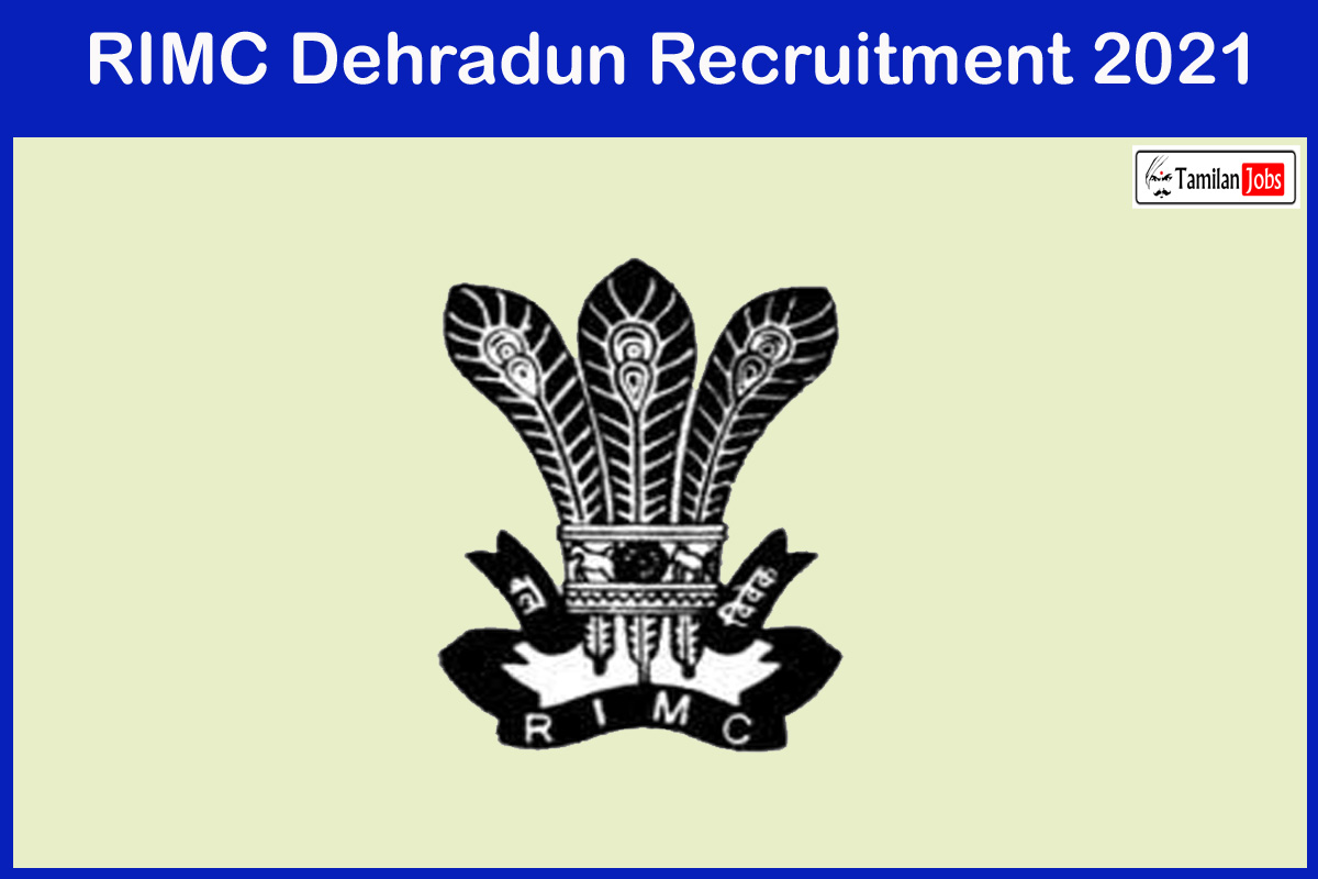 RIMC Dehradun Recruitment 2021