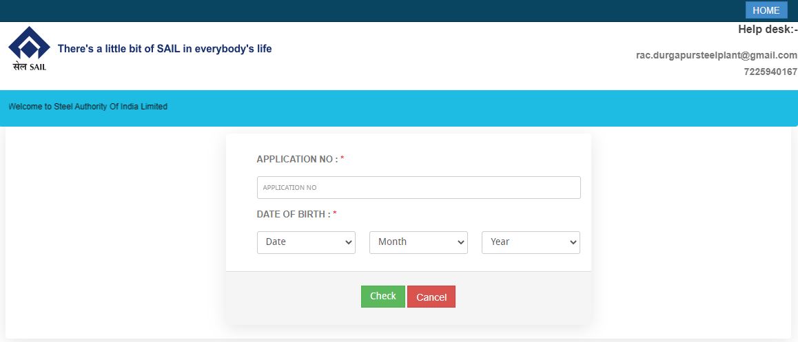 SAIL Durgapur Admit Card 2021