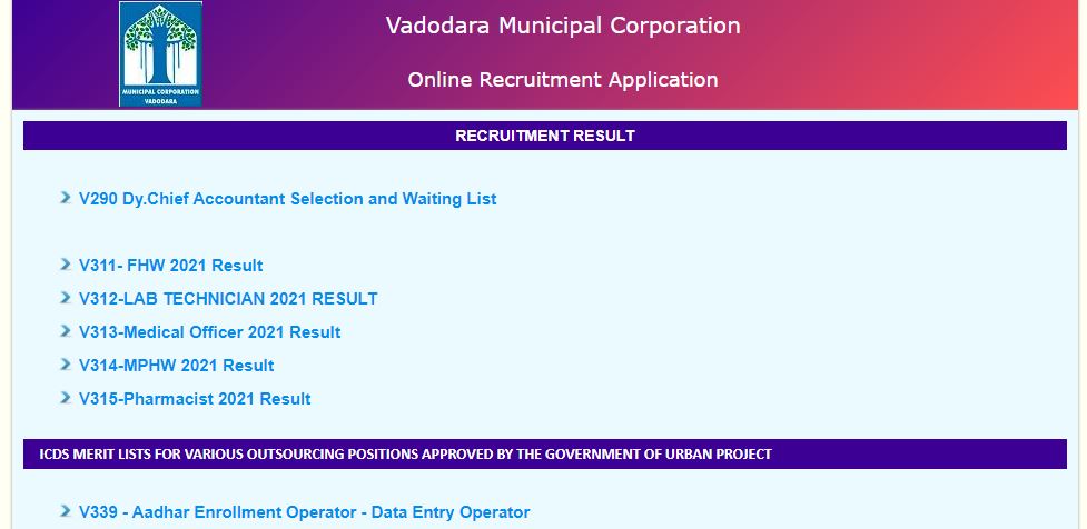 VMC MPHW Result 2021