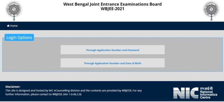 WBJEE Admit Card 2021 Download