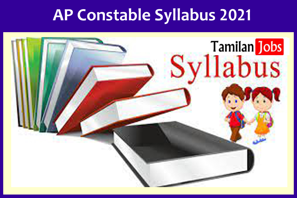 AP Constable Syllabus 2021