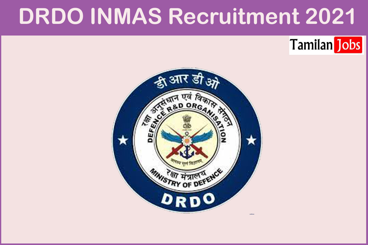 DRDO INMAS Recruitment 2021