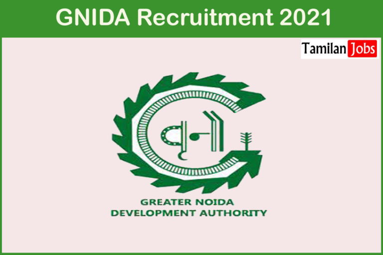 GNIDA Recruitment 2021