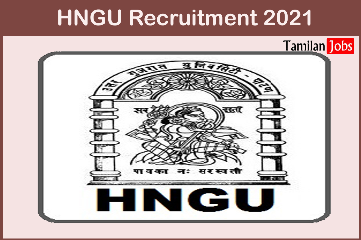 HNGU Recruitment 2021