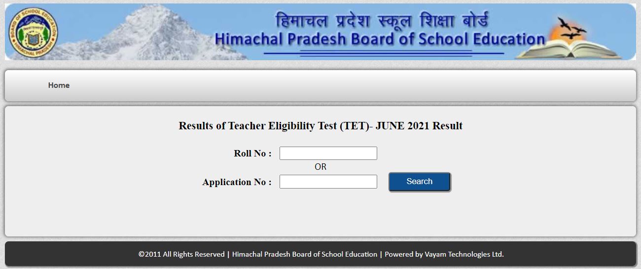 HP TET Result 2021