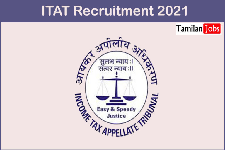 ITAT Recruitment 2021