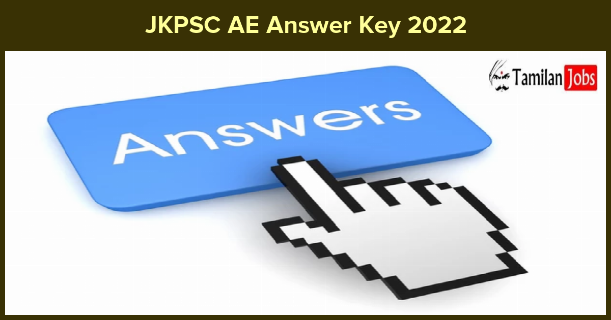 JKPSC AE Answer Key 2022