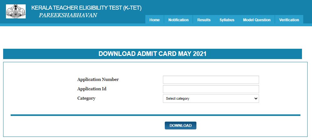 KTET Admit Card 2021