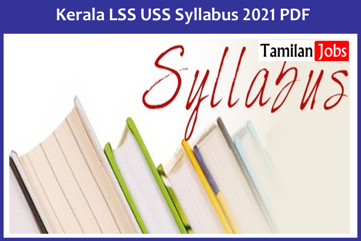 Kerala Lss Uss Syllabus 2021 Pdf