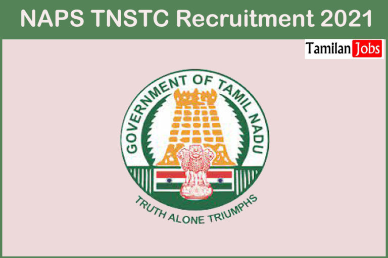 NAPS TNSTC Recruitment 2021