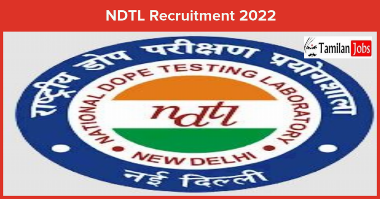 NDTL Recruitment 2022