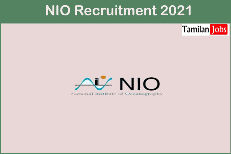 NIO Recruitment 2021
