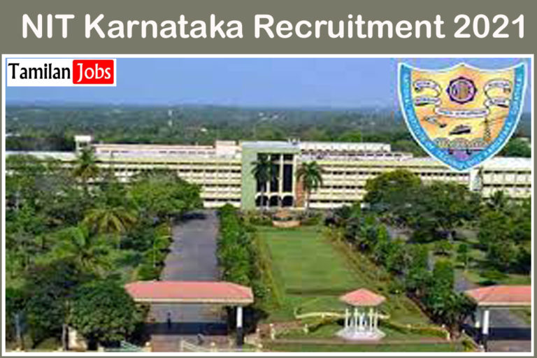 NIT Karnataka Recruitment 2021