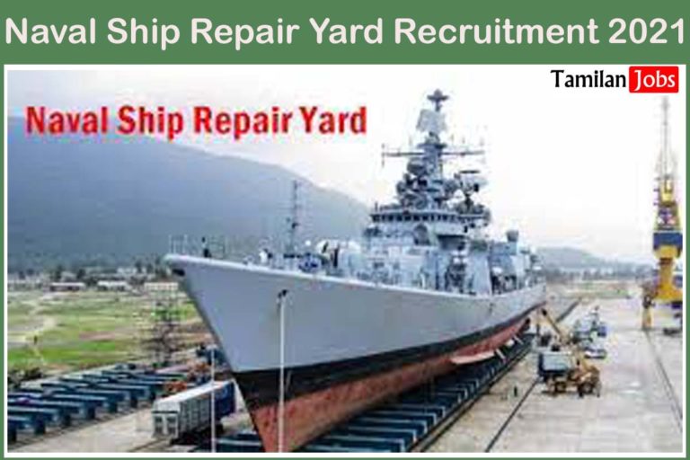 Naval Ship Repair Yard Recruitment 2021