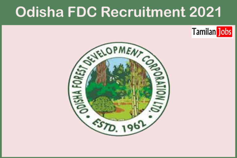 Odisha FDC Recruitment 2021