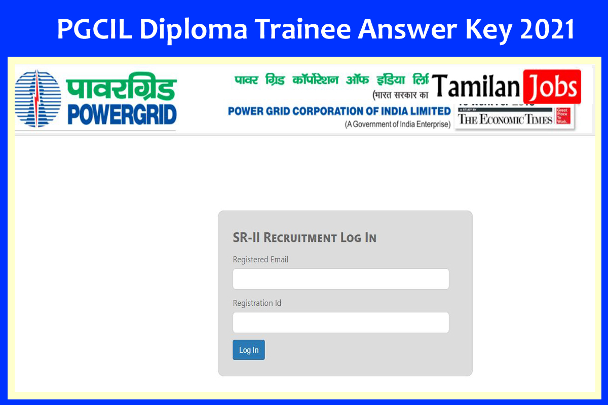 PGCIL Diploma Trainee Answer Key 2021