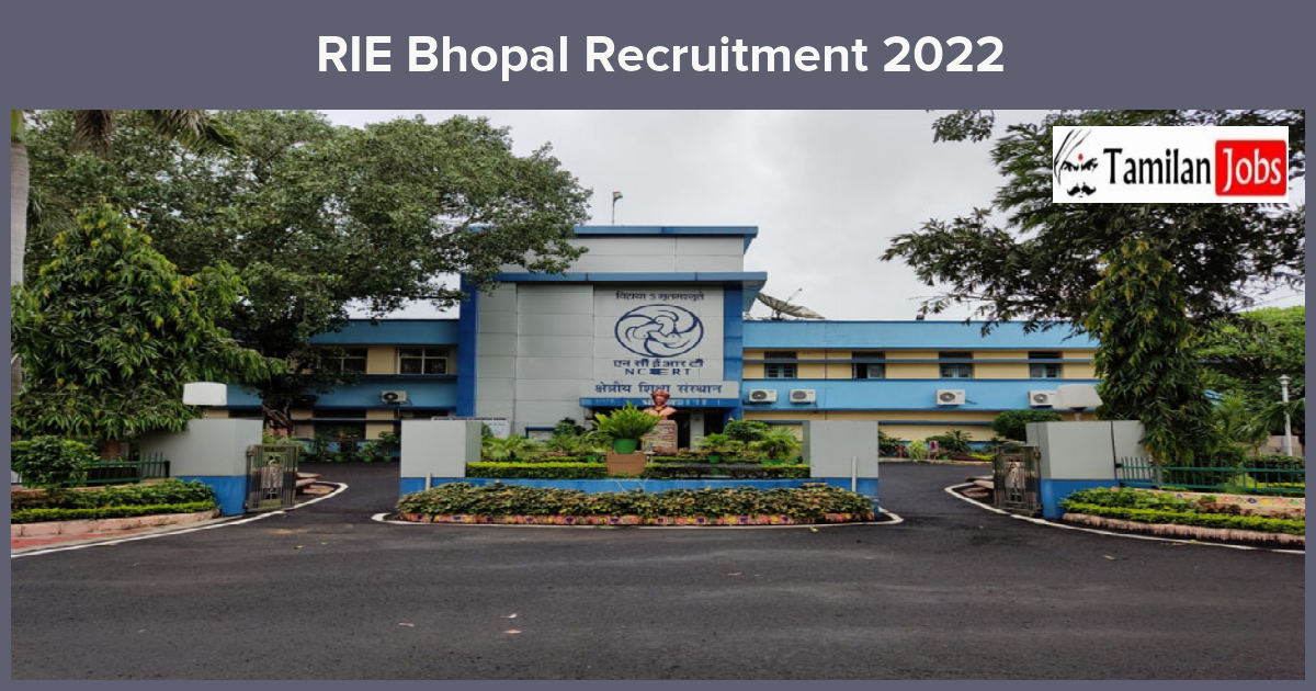 RIE-Bhopal-Recruitment-2022