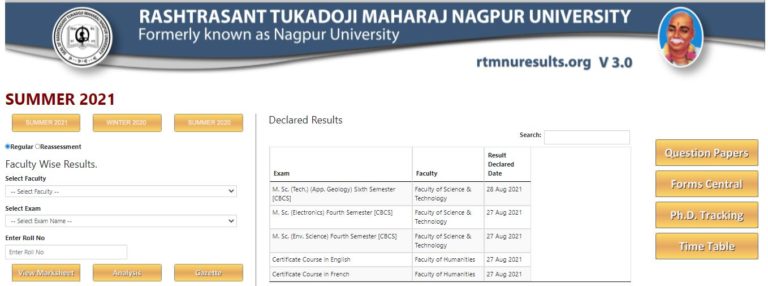 RTMNU Results 2021