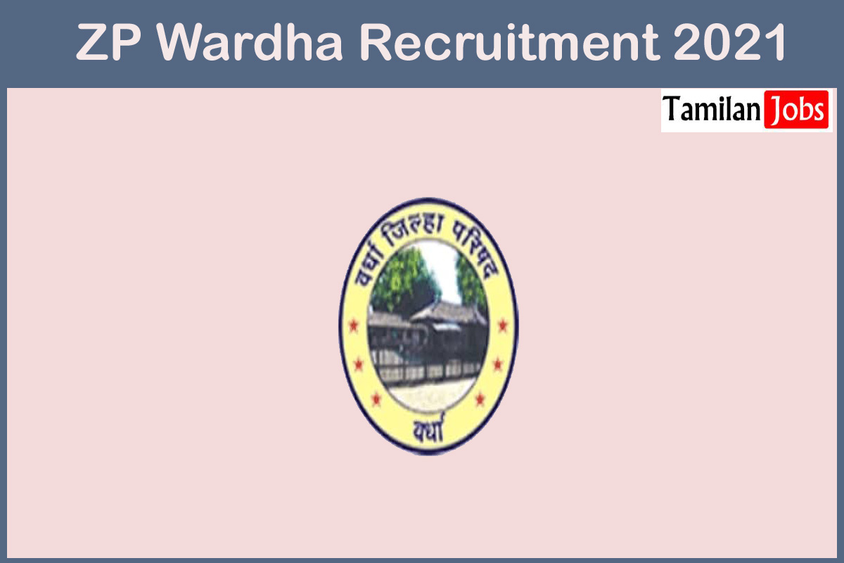 ZP Wardha Recruitment 2021