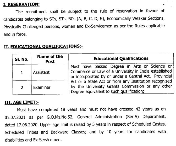 AP High Court Assistant Syllabus 2021