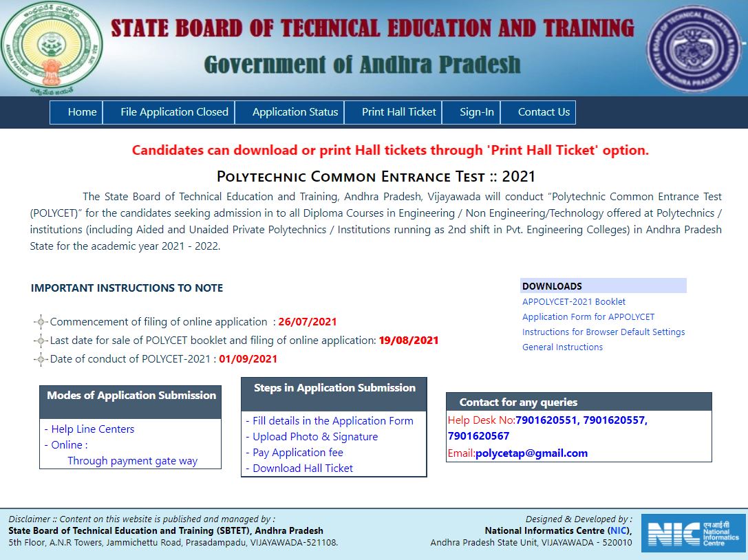 AP Polytechnic Results 2021