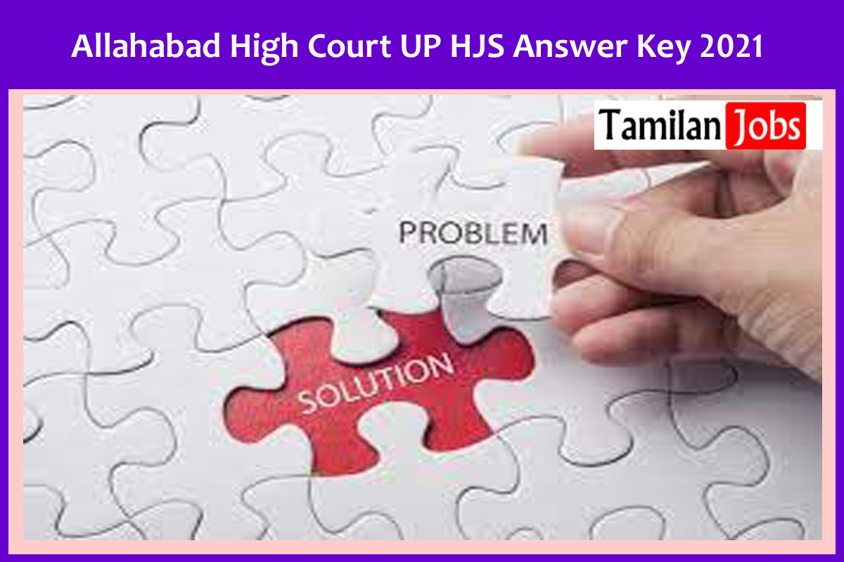 Allahabad High Court UP HJS Answer Key 2021