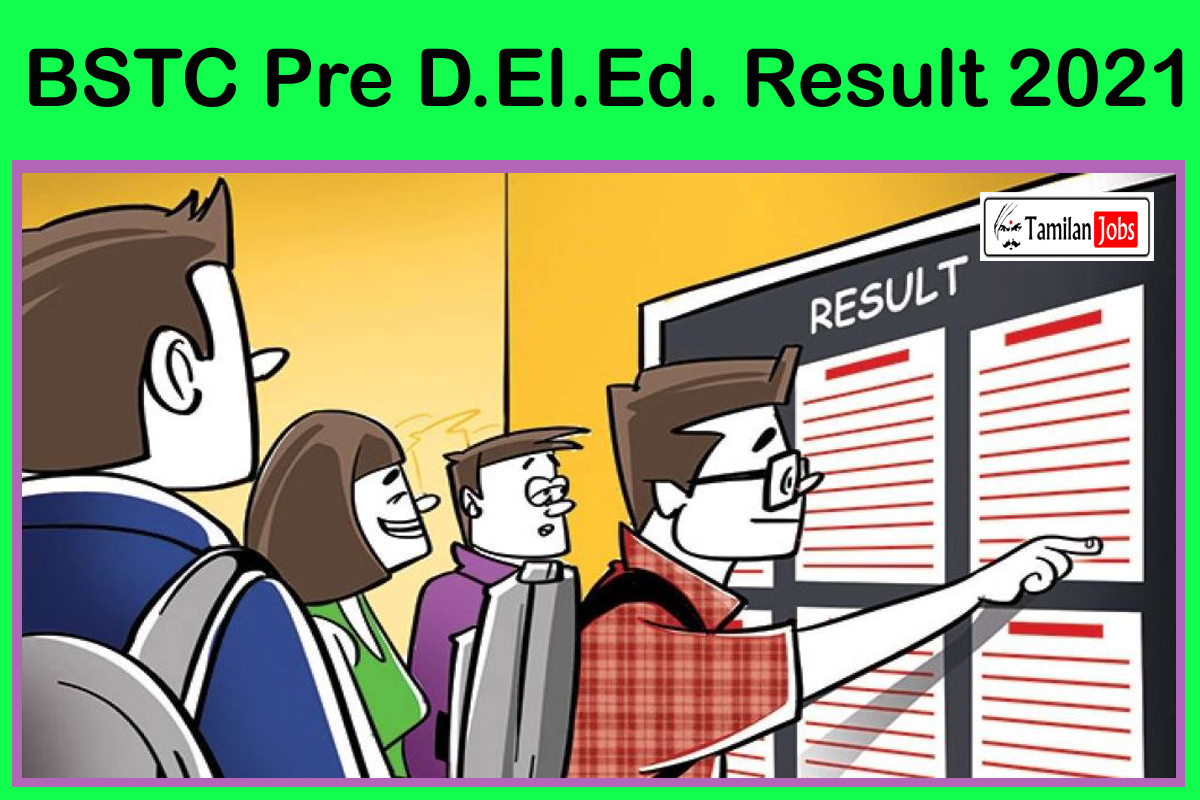 BSTC Pre D.El.Ed. Result 2021