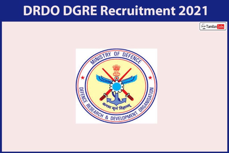 DRDO DGRE Recruitment 2021