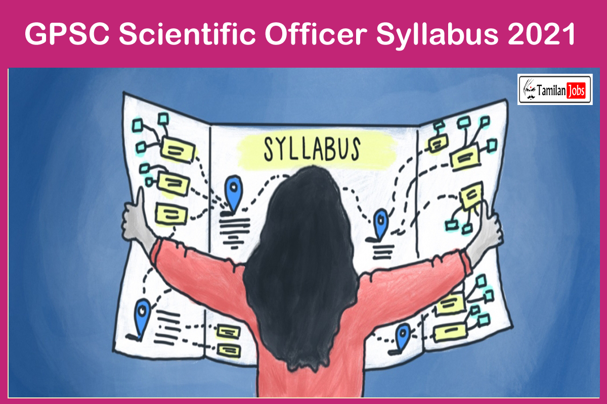 GPSC Scientific Officer Syllabus 2021